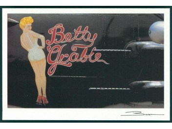 Airplane art, pin-up painting