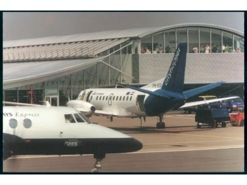 Southampton: KLM Saab 340,...