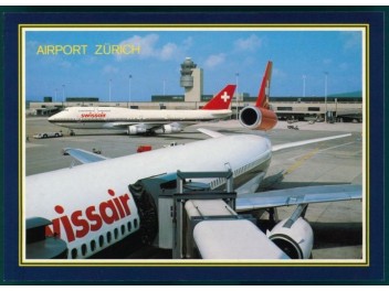 Zurich: Swissair DC-10, 747