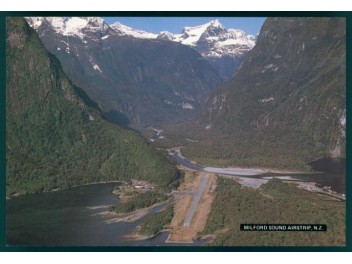 Milford Sound: aerial view