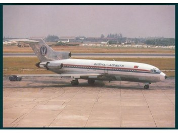 Burma Airways, B.727