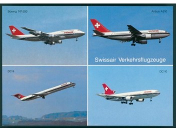 Swissair 747, A310, MD-80,...