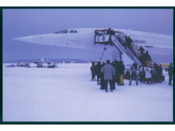 Rovaniemi: BA + AF Concorde