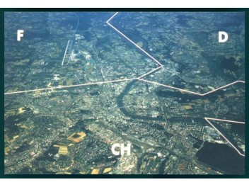 Bâle: vue aérienne