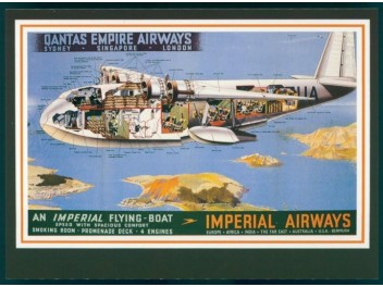 Qantas/Imperial poster,...