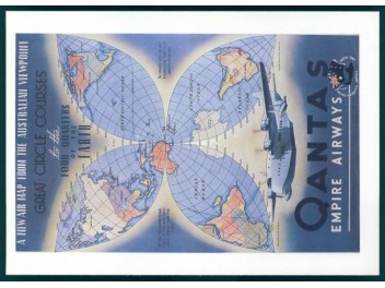 Qantas, affiche, Short S.23...