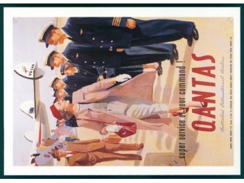 Qantas, affiche, Super...