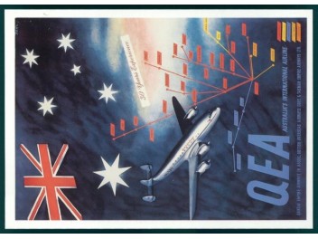 Qantas, affiche, Super...