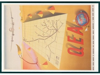 Qantas, affiche, Constellation