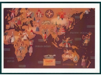 Qantas, affiche, Constellation