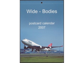 Calendar 'Wide-Bodies' 2007, 13 cards