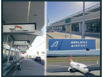 Flughafen Adelaide, 3-Bild-AK