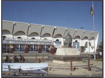 Flughafen Axum, 2-Bild-AK