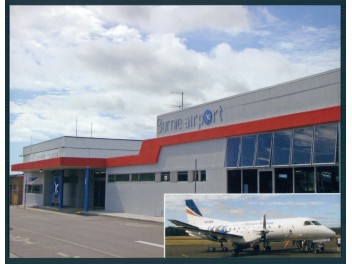 Flughafen Burnie, 2-Bild-AK