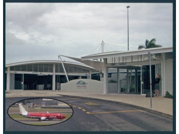 Flughafen Bundaberg, 2-Bild-AK