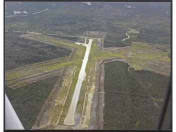 Cape Barren: vue aérienne