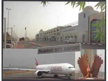 Flughafen Fujairah, 4-Bild-AK