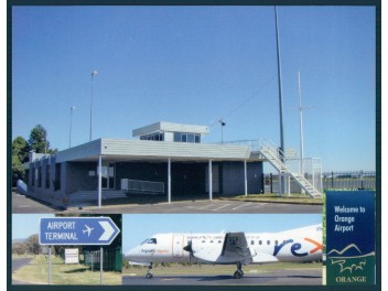Flughafen Orange, 4-Bild-AK