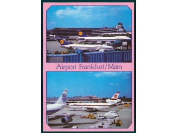 Flughafen Frankfurt, 2-Bild-AK