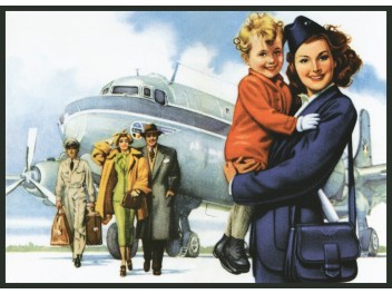 Sabena, DC-4/Hôtesse de l'air