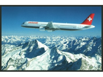 Swissair, A321 (logo noir)