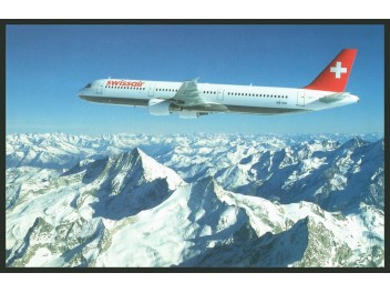 Swissair, A321 (logo rouge)