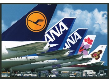 Narita: 747 Heck LH, ANA,...