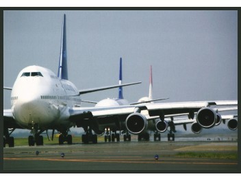 Narita: Garuda+JAL 747,...