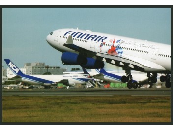Narita: Finnair A340, NCA...
