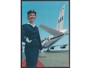 SAS, DC-8 / hôtesse de...