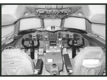 Cockpit, JAL DC-8