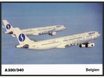 Sabena, A340 + A330