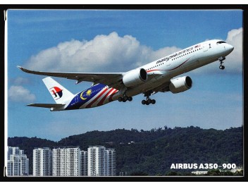 Set Airbus A350, 36 postcards