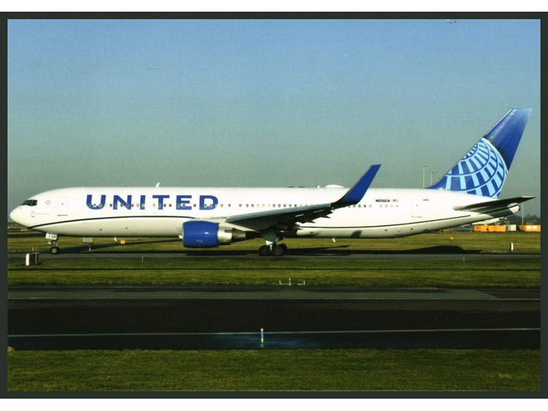 Postcard - United, B.767 - Jjpostcards.com