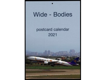 Calendar 'Wide-Bodies' 2021, 13 cards