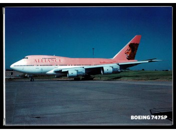 Set Boeing 747SP, 36 postcards