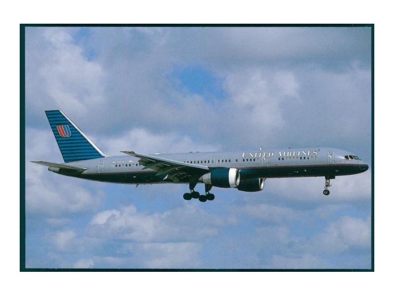 United, B.757 - JjPostcards