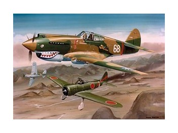 Luftwaffe USA, P-40 + IJAAS...