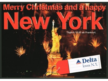 Delta, Werbekarte New York (1)
