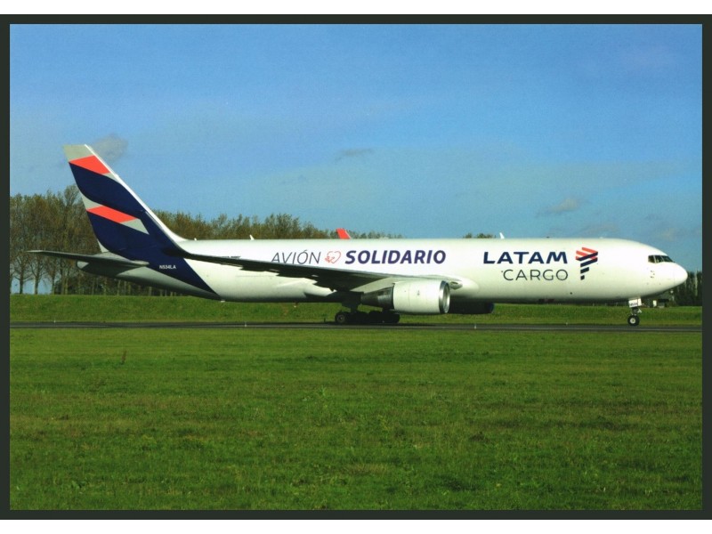 Postcard - LATAM Cargo Chile, B.767 