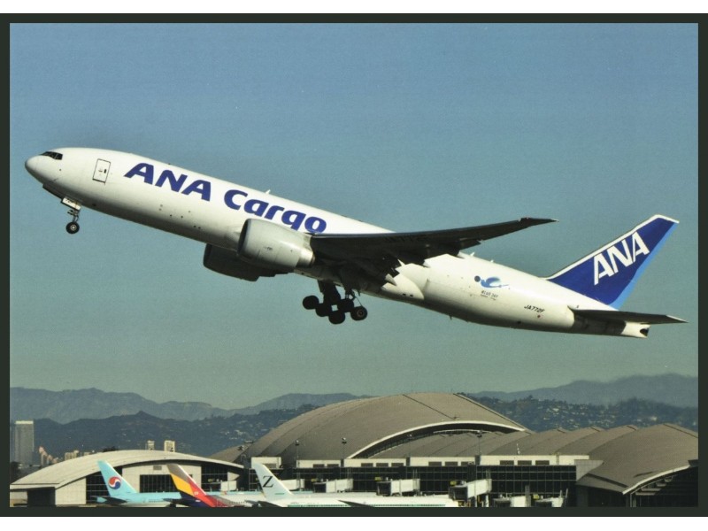 Postcard - ANA Cargo, B.777 - jjpostcards.com