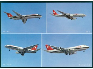 Swissair 747, DC-10, DC-8,...
