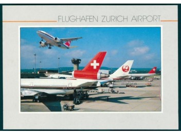 Zürich: Swissair, JAL 747
